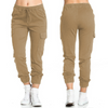 Jenna | Jogger Cargo Byxor med Dragsko